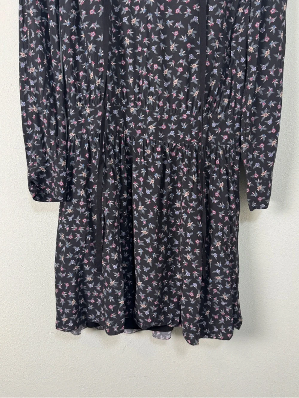 Zadig & Voltaire Remus Liberty Floral Dress Size Small Dark Floral - Picture 6 of 13